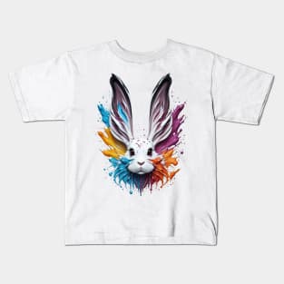 Rabbit splash art T3 Kids T-Shirt